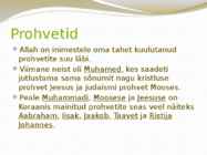 Islami usu tavad ja põhimõtted #4
