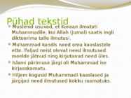 Islami usu tavad ja põhimõtted #5