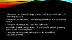 Linnutee galaktika #3