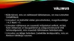 Linnutee galaktika #6