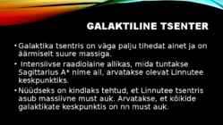 Linnutee galaktika #9