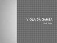 Viola da gamba