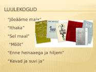 TÕNU ÕNNEPALU #9