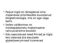 Masina- ja keemiatööstuse uusimad harud #4
