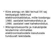 Masina- ja keemiatööstuse uusimad harud #5