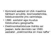Masina- ja keemiatööstuse uusimad harud #6