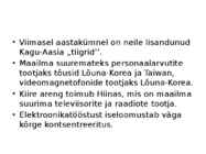 Masina- ja keemiatööstuse uusimad harud #7