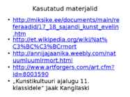 Vaikelu eelkäijad ja õitseng #15