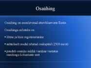 Osaühing esitlus #3
