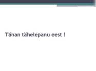 Ühtlane sirgjooniline liikumine #11