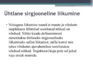 Ühtlane sirgjooniline liikumine #4
