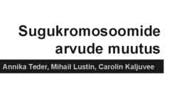 Sugukromosoomide arvude muutus