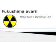 Fukushima avarii