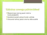 Säästev areng #4