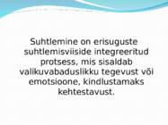 Käitumine suhtlemissituatsioonides #27