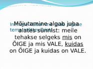 Käitumine suhtlemissituatsioonides #4