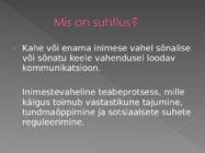 Suhtlemise olemus #4
