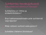 Suhtlemise olemus #6