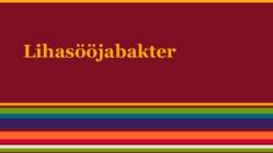 Lihasööjabakteri esitlus
