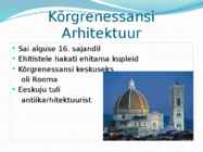 Kõrgrenessansi arhitektuur #2