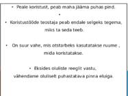 Puhastusteenindus- lihtne kui raketiteadus #2