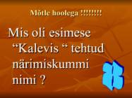 Viktoriin #16