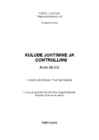 KULUDE JUHTIMINE JA CONTROLLING