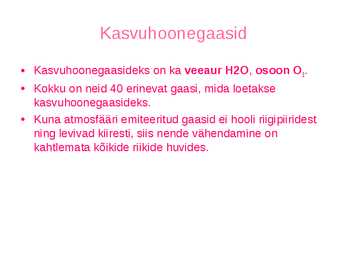 Kasvuhooneefekt ja kiirgusbilanss #11