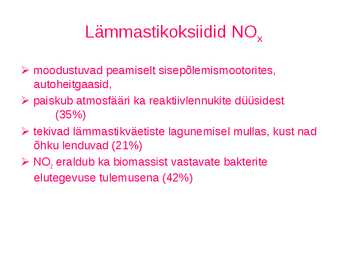 Kasvuhooneefekt ja kiirgusbilanss #9