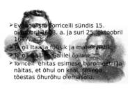 Galilei ja Torricelli #13