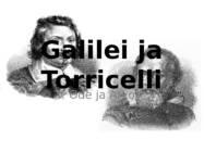 Galilei ja Torricelli