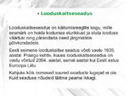 Looduskaitse Eestis #2