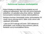 Looduskaitse Eestis #9