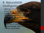 Inimese võimed-Gardneri multiintelligentsuse teooriast lähtuvalt #10