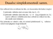 Duaalne simpleksmeetod #5