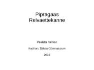 Pipragaas relvaettekanne