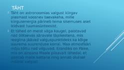 Tähed ja päiksesüsteem #2