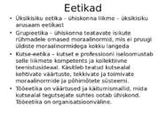 KUTSE-EETIKA #14