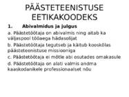 KUTSE-EETIKA #27