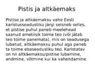 KUTSE-EETIKA #49