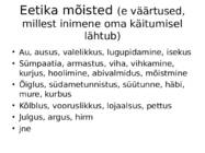 KUTSE-EETIKA #6