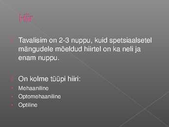 Hiir ja Joystick #3