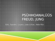 PSÜHHOANALÜÜS-Freud-Jung