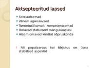 Sotsiaalsete oskuste areng #11