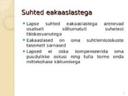 Sotsiaalsete oskuste areng #8