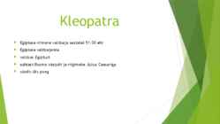 Kleopatra ja triumfikaar #2
