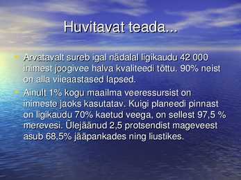 Veepuudus #11