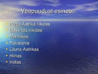 Veepuudus #3
