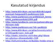 Parkinsoni tõbi esitlus bioloogias #12