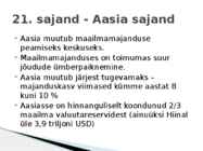 Maailmamajandus 21-sajandil-Globaliseerumine #2